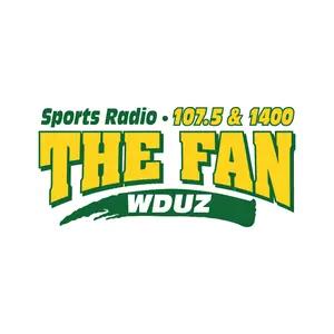 WDUZ The Fan 107.5 إف إم and 1400 إيه إم بث